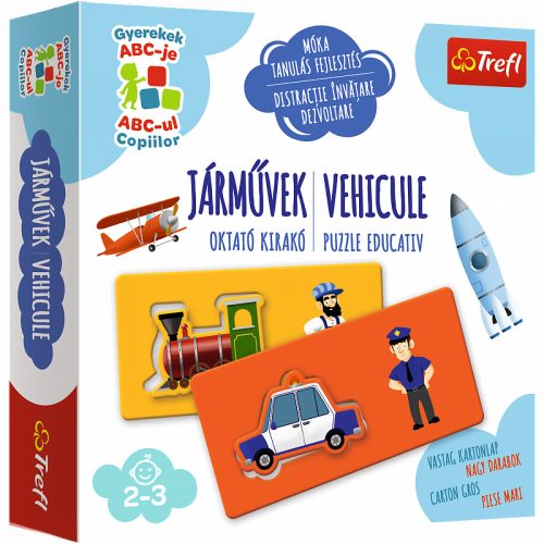 Járművek oktató játék - Trefl Móka tanulás és fejlesztés sorozat