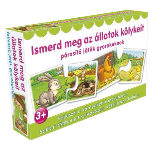 Ismerd meg az állatok kölykeit - Fejlesztő párosító játék
